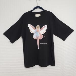 Youths In Balaclava T-Shirt Mens Large Black Plastic Surgery Streetwear Fairy